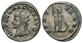 Roman Imperial Claudius II (Gothicus) AD 268-270. 
Antioch Billon Antoninianus
3,00 g