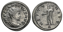 Roman Imperial Claudius II (Gothicus) AD 268-270. 
Antioch Billon Antoninianus
3,72 g