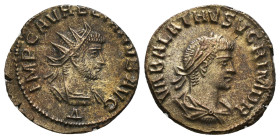 Roman Imperial. Aurelian and Vabalathus. Billon Antoninianus, AD 270-272. Antioch.
3,24 g