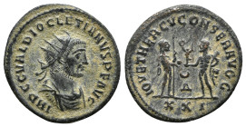 Roman Imperial
Diocletian. Billon Antoninianus, AD 287-289.
3,94 g