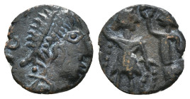 ROMAN IMPERIAL
Pseudo imperial coinage, barbaric imitation AE
1,18 g - 13,68 mm