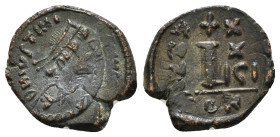Byzantine Empire Justinian I. AD 527-565. AE Decanumium- 10 Nummis
2,81 g = 18,87 mm
