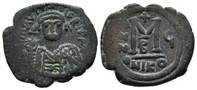 Byzantine Maurice Tiberius (582-602 AD). 40 Nummi
11,36 g