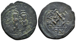 Byzantine Heraclius, with Heraclius Constantine (610-641 AD) AE Follis
14,08 g