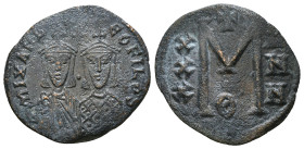 Byzantine Michael II 'the Amorian', with Theophilus, Æ 40 Nummi.
6,78 g