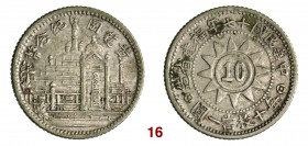 CINA Fukien Repubblica (1912-1949) 10 Cent A. 17 (1928) L&M 851 Kann 714 Ag g 2,64 BB+