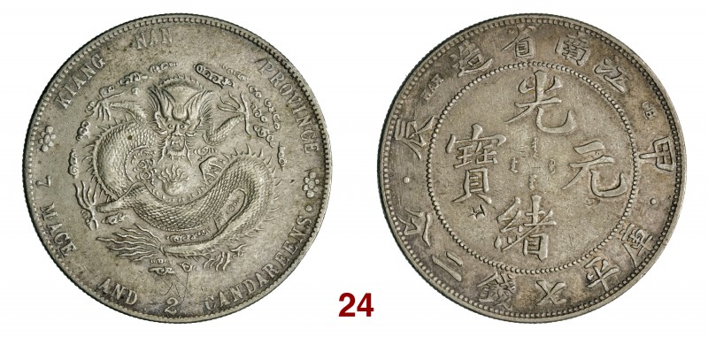 CINA Kiang Nan Kuang-hsu (1875-1908) Dollaro 1904. L&M 257 Kr. 145a.12 Ag g 26,8...