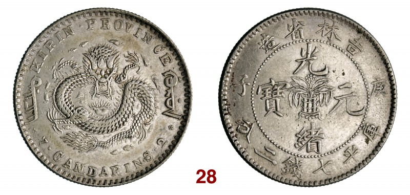 CINA Kirin Dollaro (1900) L&M 531 Kr. 397 Ag g 25,81 • Ex asta Varesi 13 del 199...