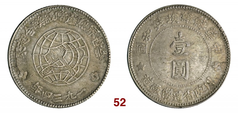 CINA Szechuan Shensi Repubblica Sovietica (1931-1934) Dollaro (1934) L&M 891 Kr....