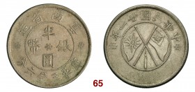 CINA Yunnan Repubblica (1912-1949) 50 Cent (1932) Kr. Y492 Ag g 13,31 BB+