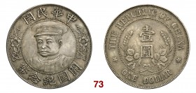 CINA Repubblica (1912-1949) Dollaro (1912) Li Yuan Hung. L&M 43 Kann 630 Ag g 26,73 q.SPL
