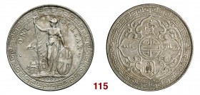 STRAITS SETTLEMENTS Edoardo VII (1901-1910) Dollaro 1909. Kr. 5 Dav. 407 Ag g 27,01 q.SPL