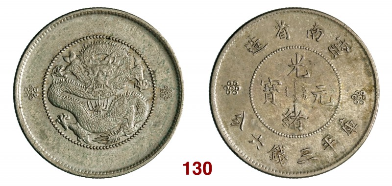 CINA Yun Nan 1/2 Dollaro (1908) L&M 422 Kann 170 Ag g 13,38
Yun Nan 1/2 Dollaro ...