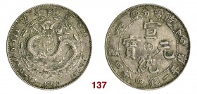CINA Pu Yi 20 Cent (1910), Tientsin. L&M 15 Kann 581 Ag g 5,13
Kuang Hsu 10 Cent (1908) L&M 13 Kr. Y12 Ag g 2,69
Pei Yang 5 Cent A. 23 (1897) L&M 448 ...