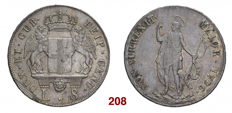 § Genova Dogi biennali, 1528-1797. Serie della III fase: 1637-1797. Da 8 lire 17...