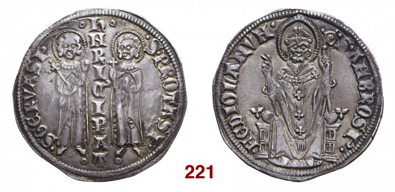 Milano Enrico VII di Lussemburgo imperatore e re d’Italia, 1310-1313. Grosso da ...
