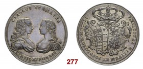 Napoli Carlo di Borbone, 1734-1759. Medaglia 1751. AR 27,80 g. Ø 41 mm. Coniata a Napoli. Per la nascita del principe Ferdinando (opus: Antonio de Gen...