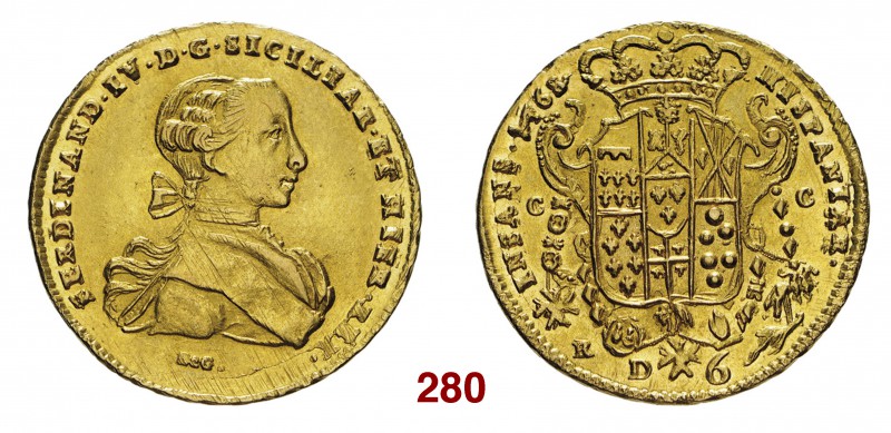 Napoli Ferdinando IV di Borbone, 1759-1816. I periodo: 1759-1799. Da 6 ducati 17...