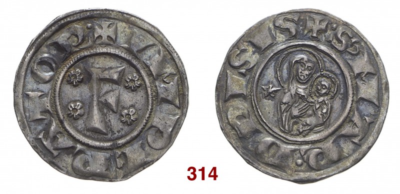 Pisa Repubblica. Emissioni a nome di Federico I, 1155-1312. Grosso da 12 denari ...