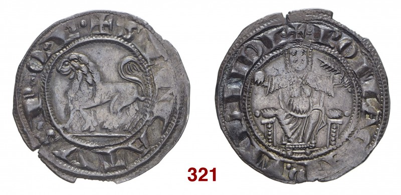 Roma Senato Romano, 1184-1439. Monete anonime secc. XII-XV. Grosso, AR 3,37 g. +...