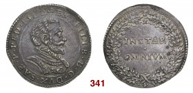Savoia Emanuele Filiberto, 1553-1580. Lira 1562, Cornavin, AR 12,26 g. EM FILIB D G DVX SAB P PED 1562 Busto corazzato a d. Rv. INSTAR / OMNIVM entro ...