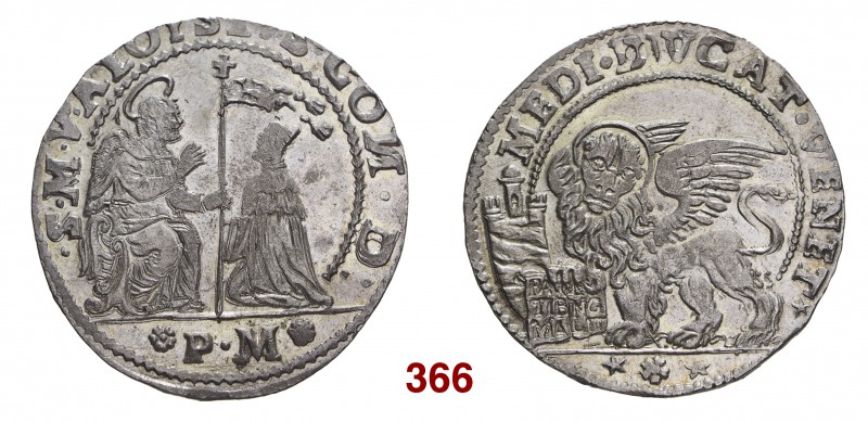 Venezia Alvise Contarini, 1676-1684. Mezzo ducato, AR 11,26 g. S M V ALOYSI CON(...