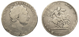 Great Britain, George III, 1760-1820. Crown, 1820, London mint, 27.54g (KM675; S-3787).

About fine.