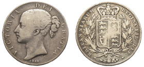 Great Britain, Victoria, 1837-1901. Crown, 1844, London mint, 27.65g (KM741; S-3882).

Fine.

Mintage of 94.200 pieces.