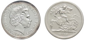 Great Britain, Elizabeth II, 1952-2022. 20 Pounds, 2013, Royal mint (S-NE1).

Brilliant uncirculated, in original blister.