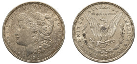 USA, Federal Republic, 1776-. “Morgan” Dollar, 1921 D, Denver mint, 26.75g (KM110).

Extremely fine with remaining lustre.