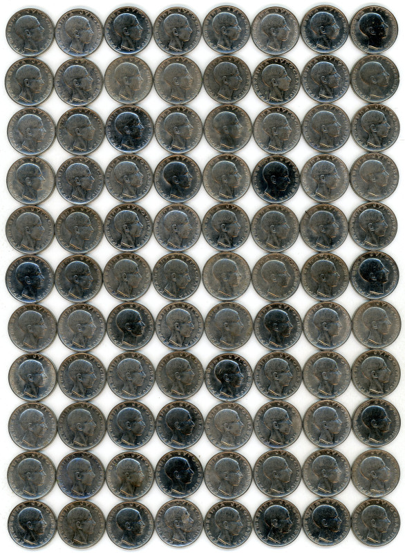Yugoslavia, Peter II, 1934-1945. Lot of 88 coins comprising 10 Dinara (10 Dinars...