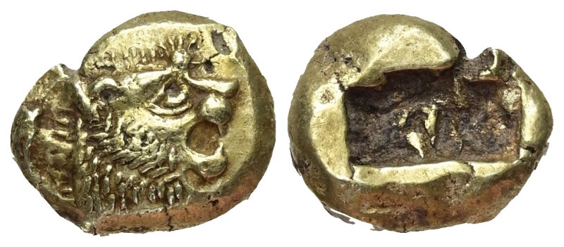 Königreich Lydien. Alyattes - Kroisos (605 - 540 v. Chr.).

 1/3 Stater (Elekt...