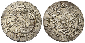 Schweiz. Schaffhausen.

 1/3 Taler (= Dicken, Silber). 1614.
Vs: Wappen und Jahr.
Rs: Doppelköpfiger Adler.

30 mm. 8,32 g. 

HMZ 765b.
 Selt...