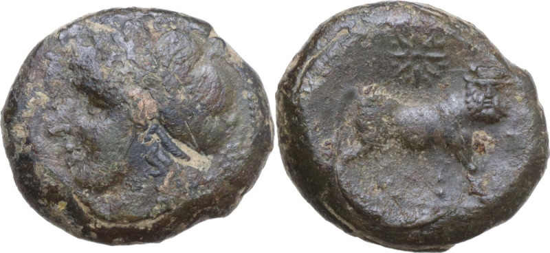 Greek Italy. Samnium, Southern Latium and Northern Campania, Cales. AE 21 mm, 26...