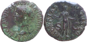 Claudius (41-54). AE As, Rome mint, 50-54. Obv. TI CLAVDIVS CAESAR AVG PM TR P IMP PP. Bare head left. Rev. LIBERTAS AVGVSTA SC. Libertas standing fac...