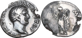 Otho (69 AD). Fourreè Denarius, 15 January - mid April 69 AD. Obv. IMP M OTHO CAESAR AVG TR P. Bare head right. Rev. PONT - MAX. Ceres, draped, standi...