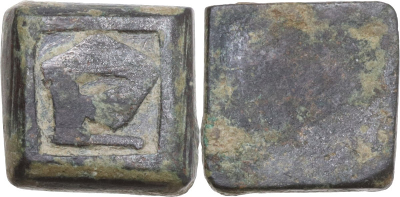 Weights. AE Weight for a Dukat, Balkan area, 13th - 15th century AD. 3.43 g. 11....