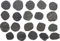 Medieval Italy. Multiple lot of twenty (20) unclassified MI coins from Southern Italy.