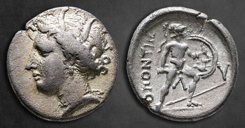 Lokris. Locri Opuntii (Epicnemidii) circa 356-338 BC. 
Triobol AR

15 mm, 2,6...