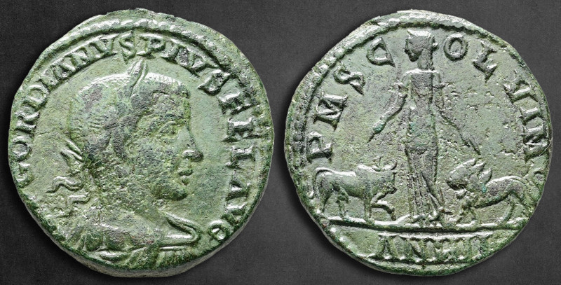 Moesia Superior. Viminacium. Gordian III AD 238-244. 
Bronze Æ

29 mm, 18,46 ...