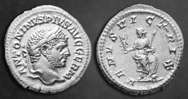 Caracalla AD 198-217. Rome. Denarius AR