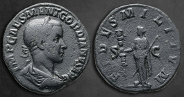 Gordian III AD 238-244. Rome. Sestertius Æ