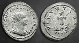 Claudius II (Gothicus) AD 268-270. Smyrna. Antoninianus Æ silvered