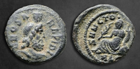 Anonymous AD 310-350. Festival of Isis. Alexandria. 1/4 Follis Æ