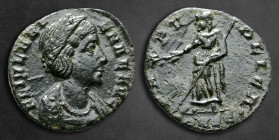 Helena. Augusta AD 328-329. Constantinople. Follis Æ