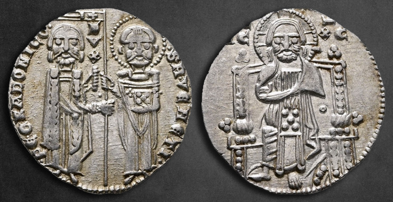 Italy. Venice. Pietro Gradenigo AD 1289-1311. 
Grosso AR

21 mm, 2,18 g

•P...