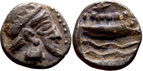 Phoenicia, Arados. Uncertain king. Circa 380-351/0 BC. AR Obol - 1/12 Shekel

9mm 0.69g