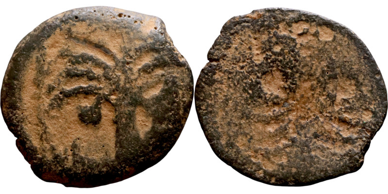 Uncertain Ruler(I-III century) bronze

16mm 1.90g

Artificial sand patina