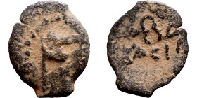 Seljuk (1037–1157, Bronze coin. Obverse: Arabic inscription. Reverse: Arabicc inscription

16mm 1.10g

Artificial sand patina