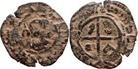 Middle Ages (X-XV century) Bronze Coin

21mm 1.90g

Artificial sand patina